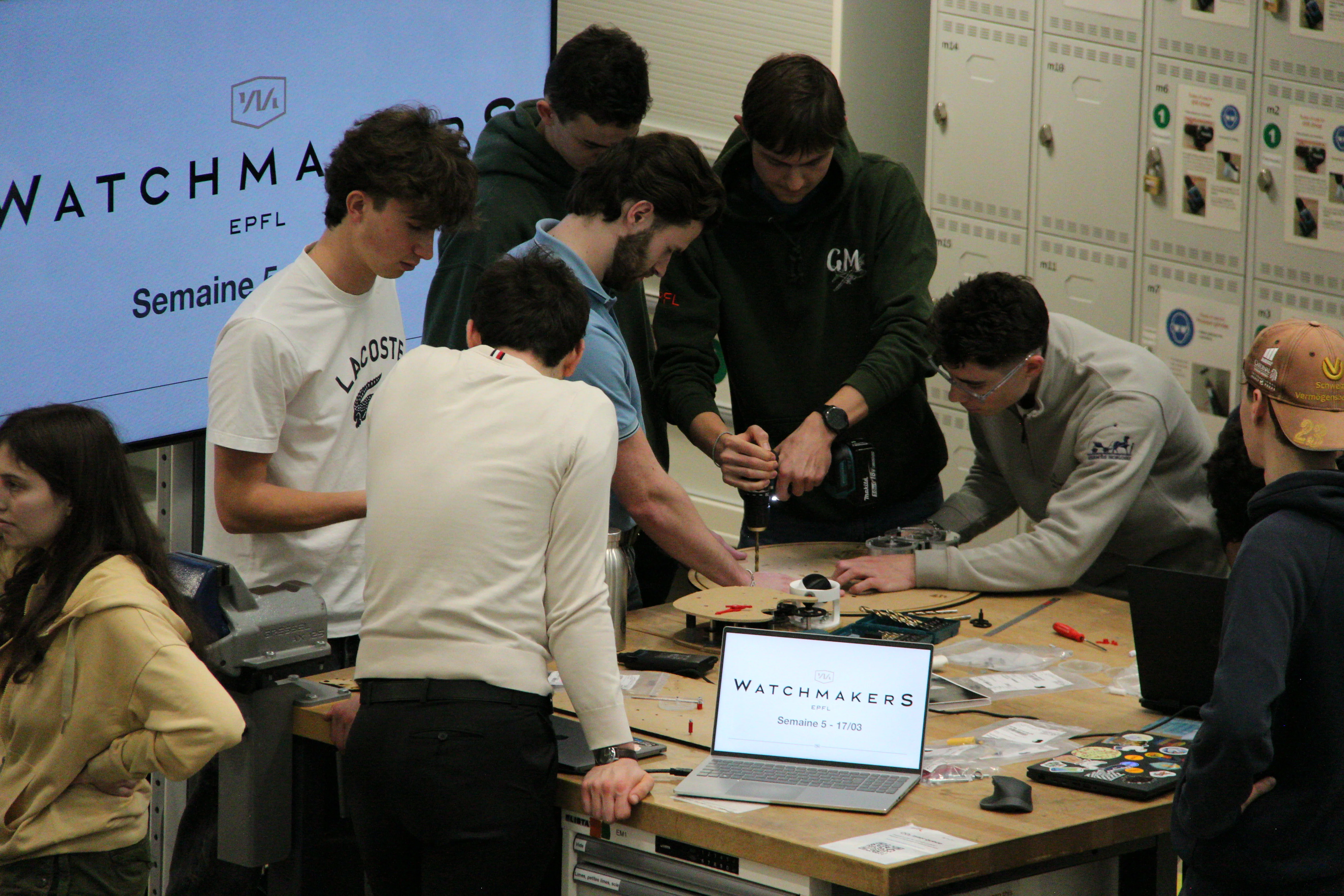 Assembly prototype clock n.3