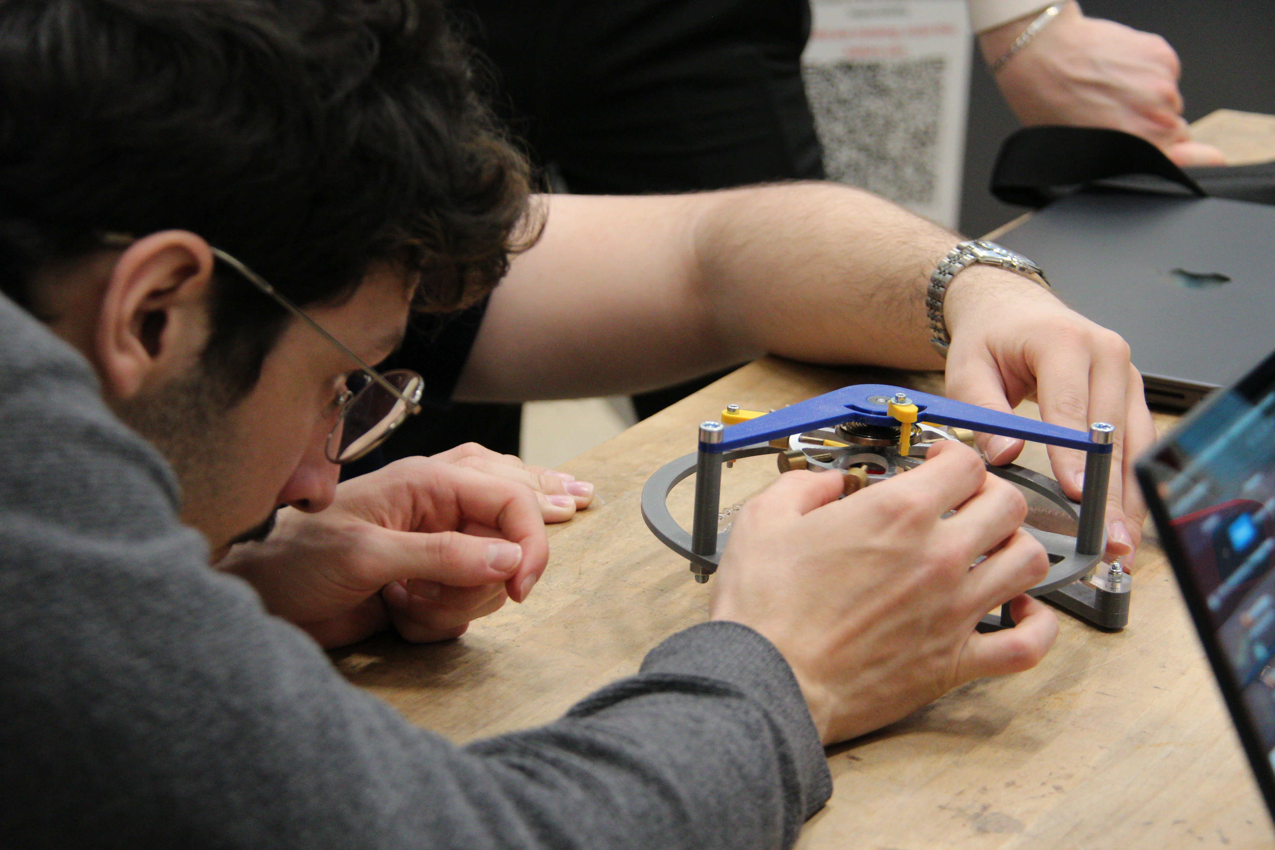 Assembly prototype clock n.3