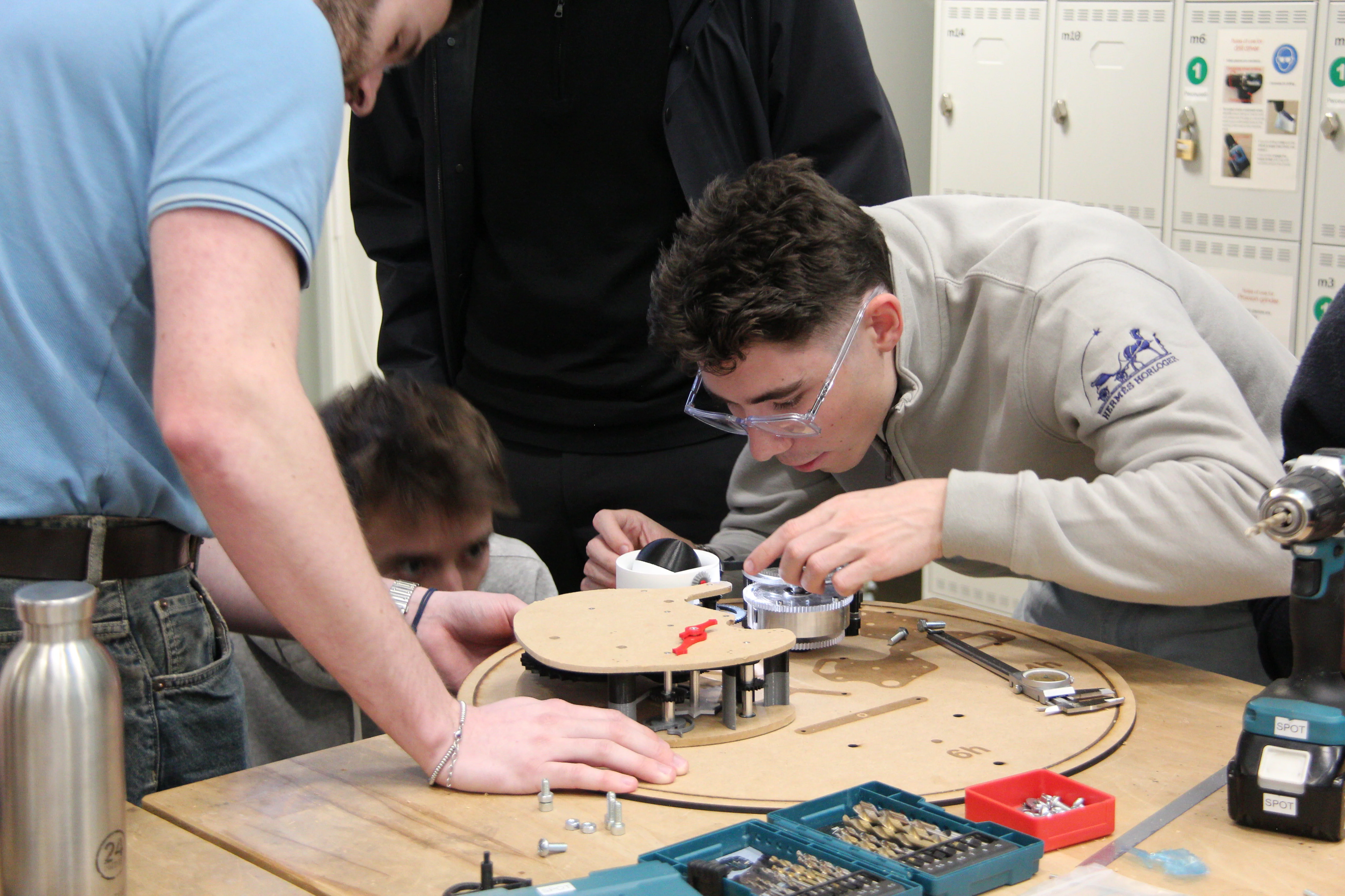 Assembly prototype clock n.3