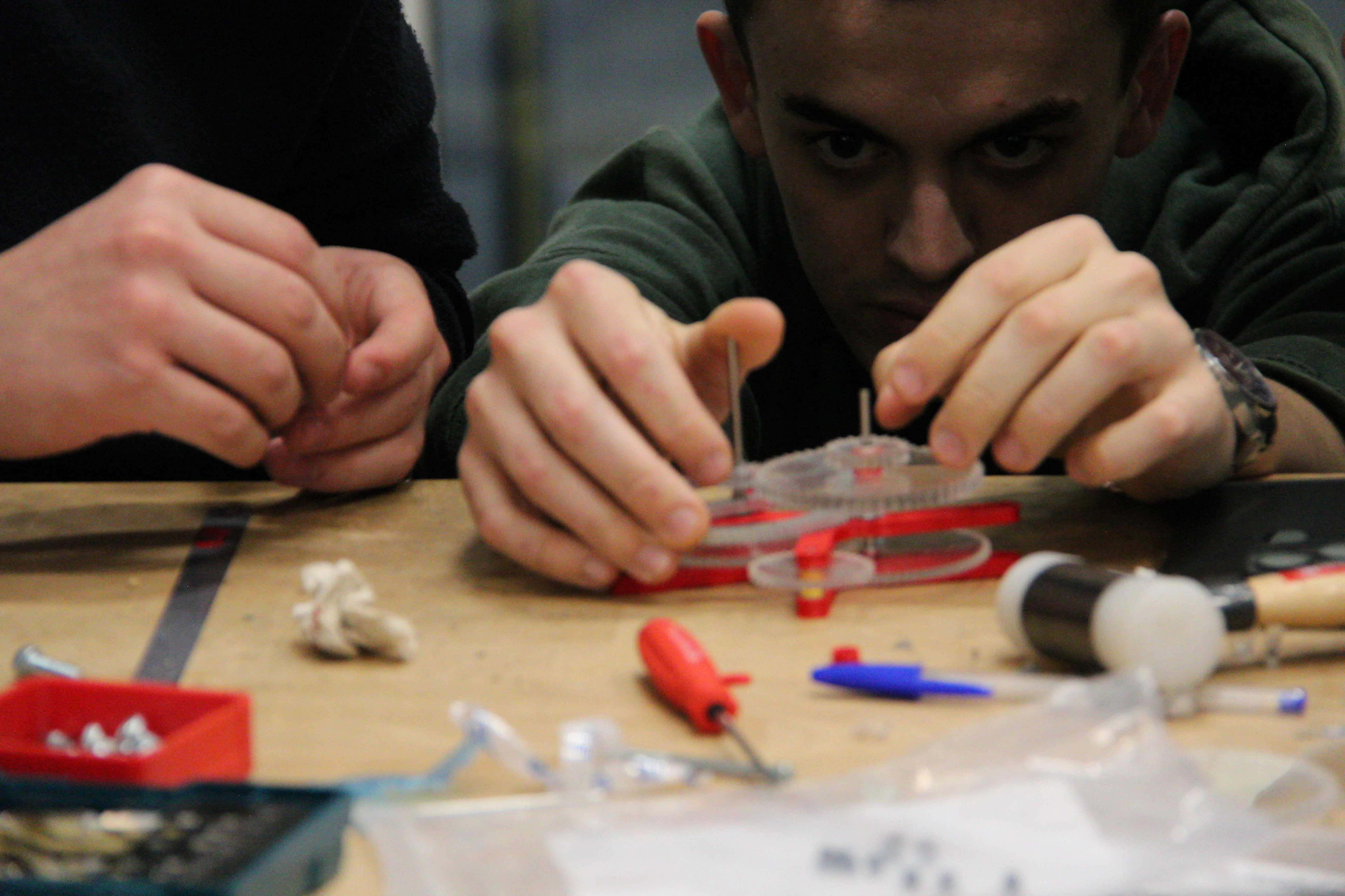 Assembly prototype clock n.3
