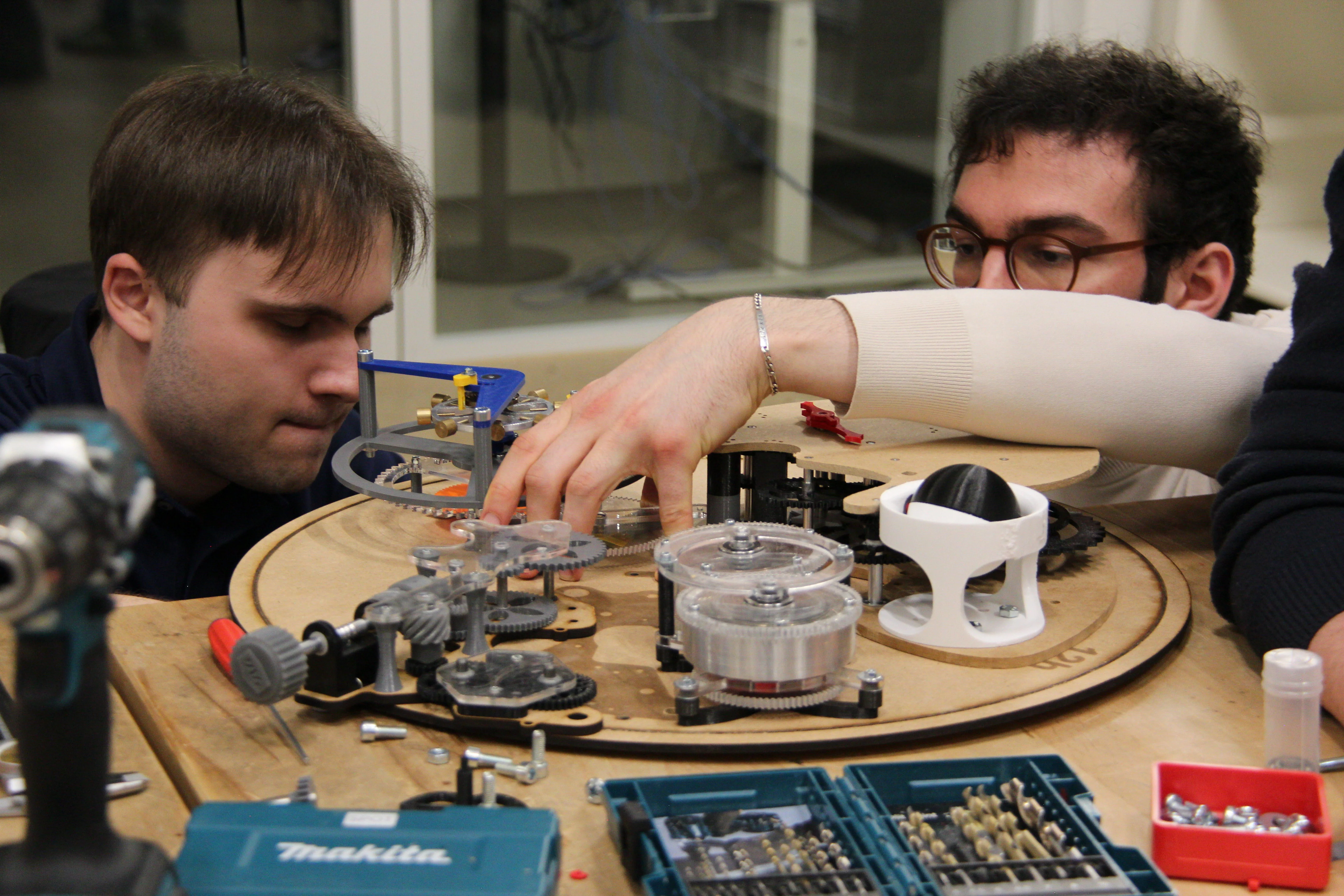 Assembly prototype clock n.3