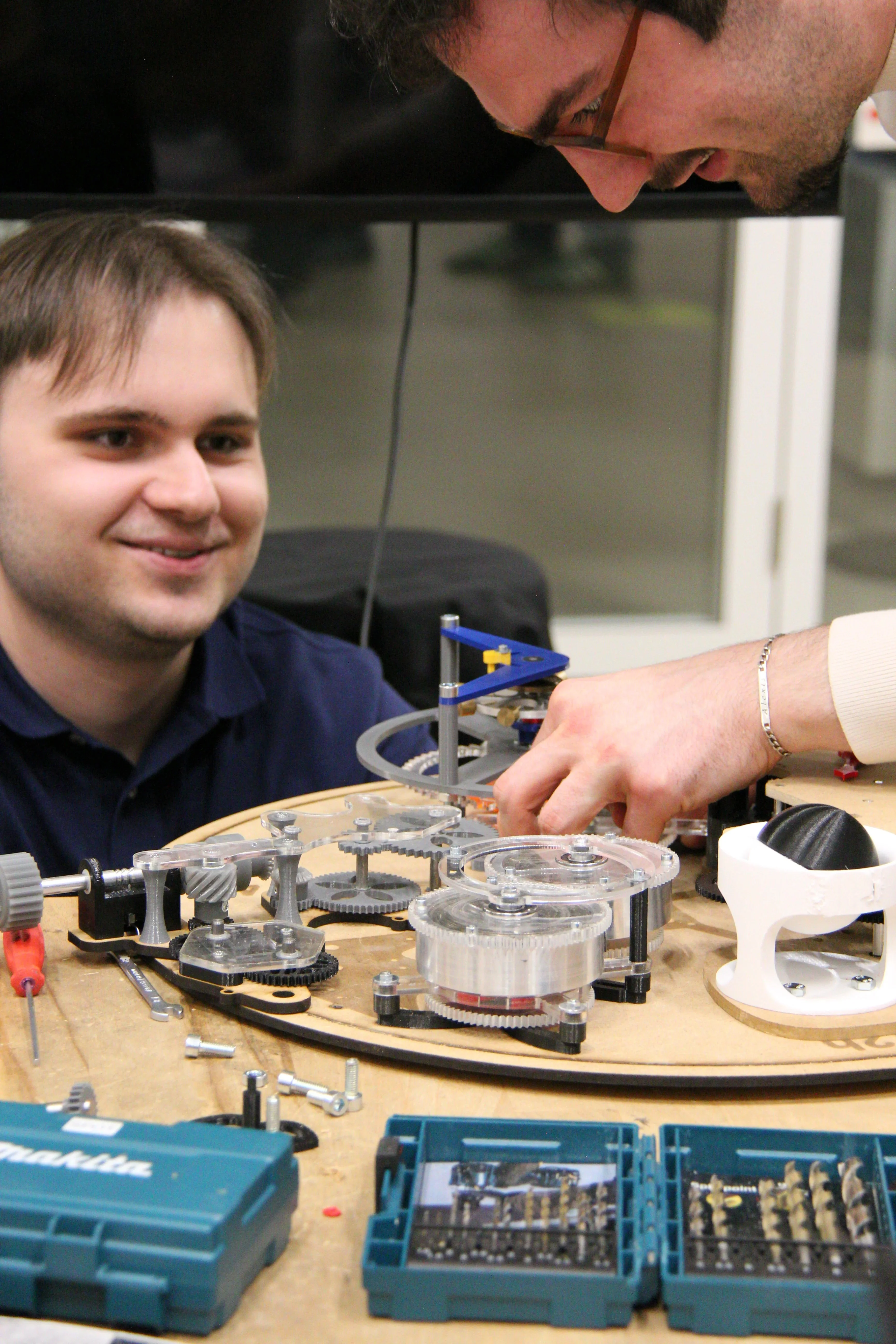 Assembly prototype clock n.3
