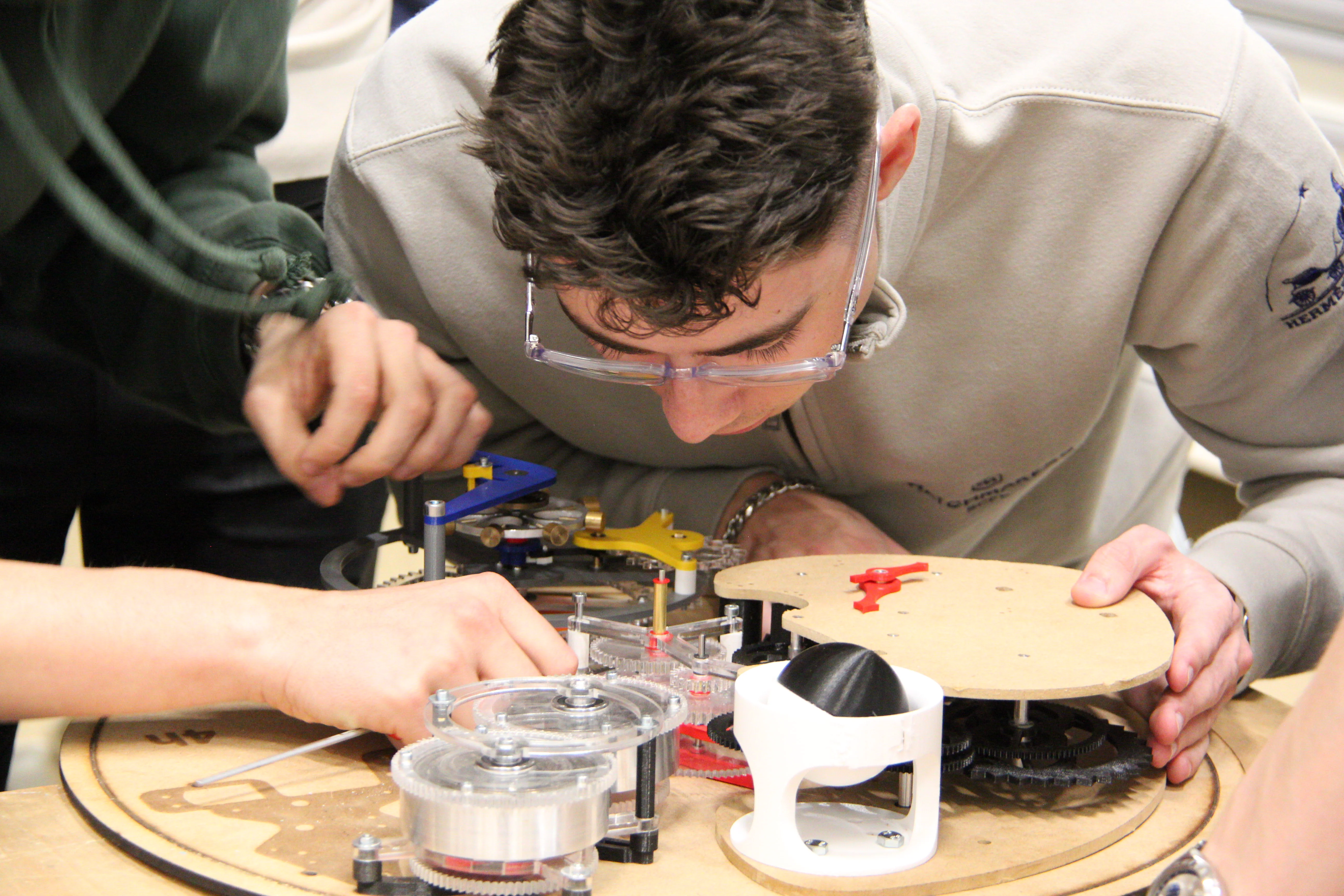 Assembly prototype clock n.3