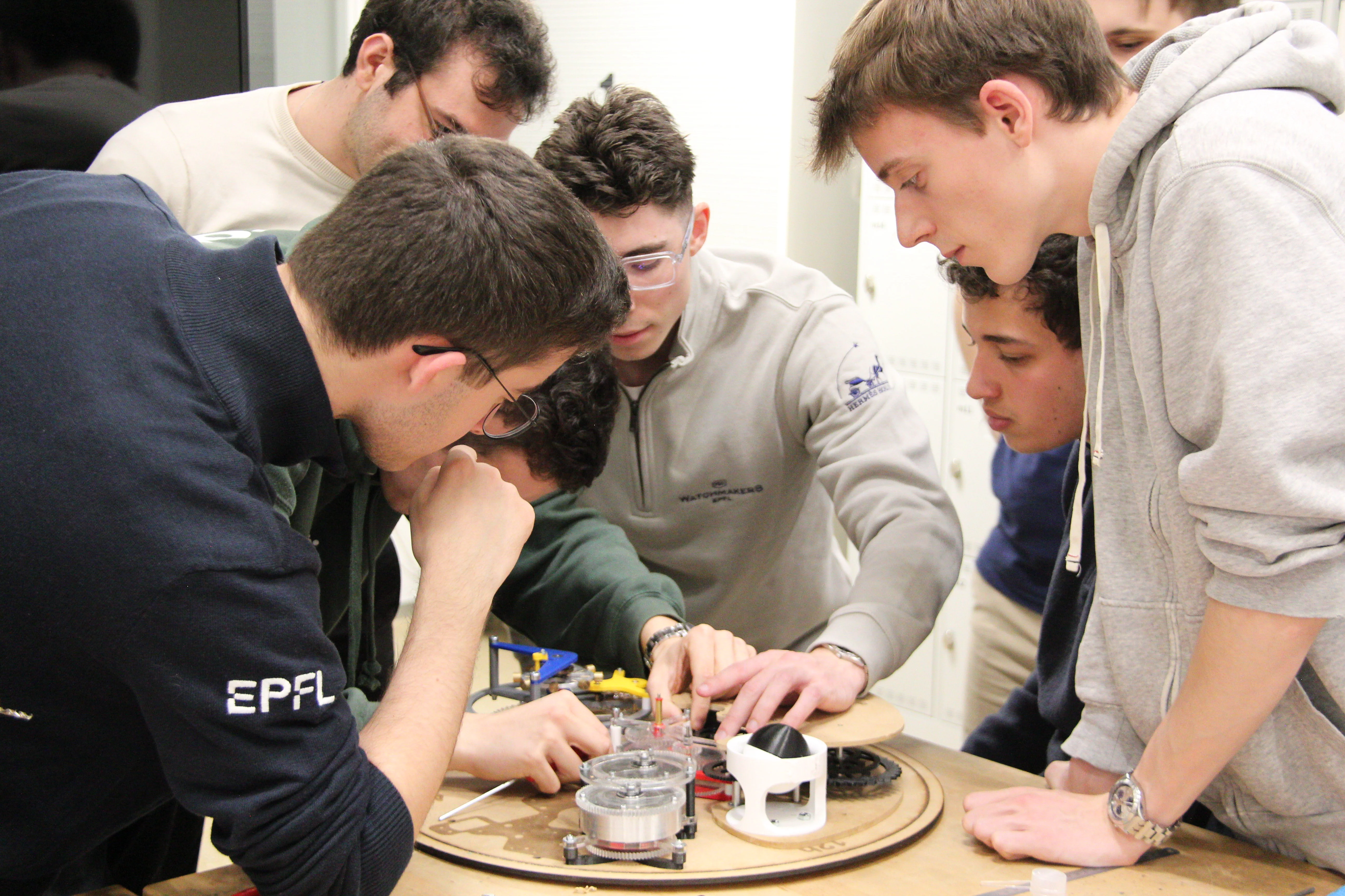 Assembly prototype clock n.3