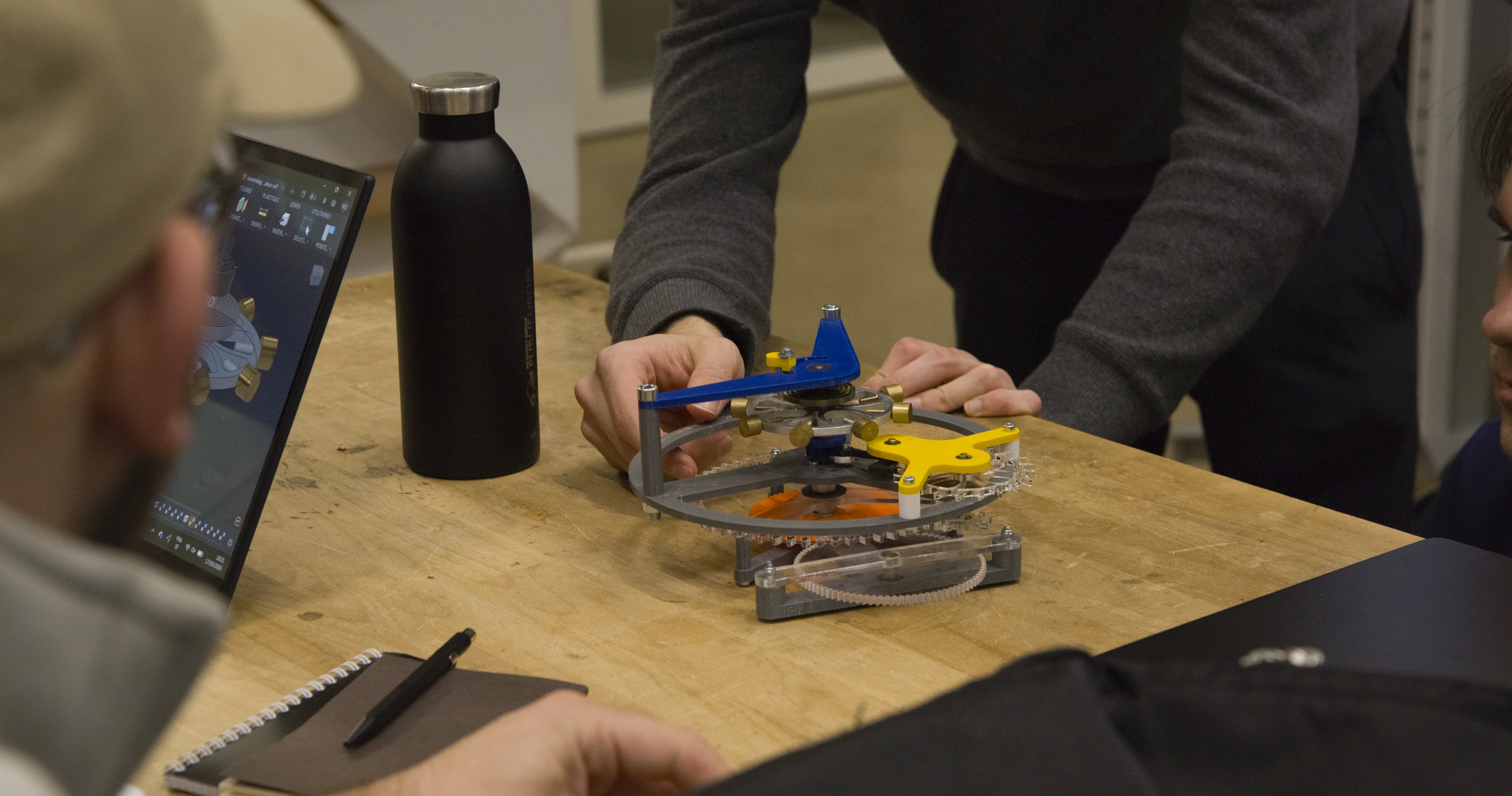 Assembly prototype clock n.3