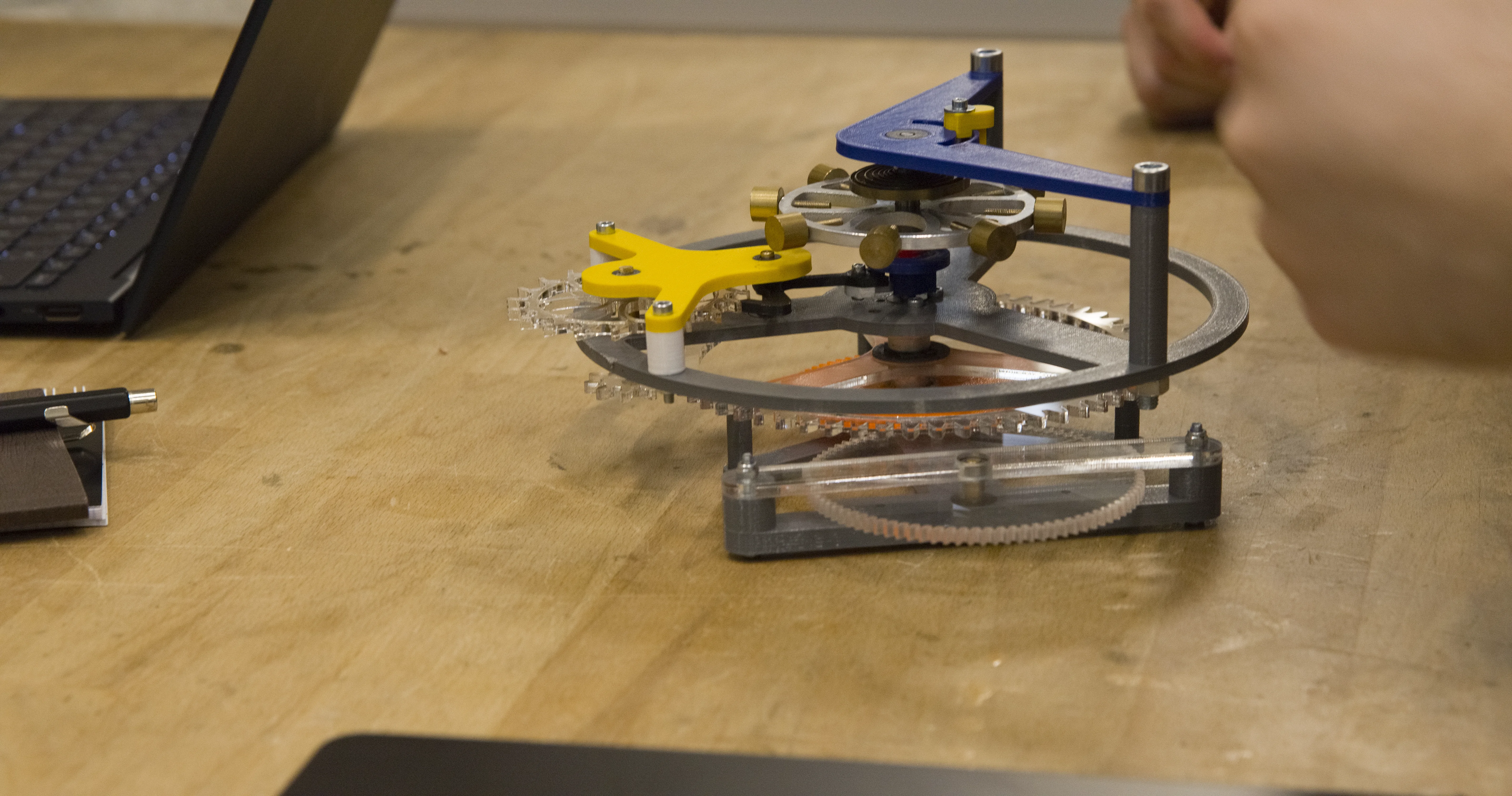 Assembly prototype clock n.3