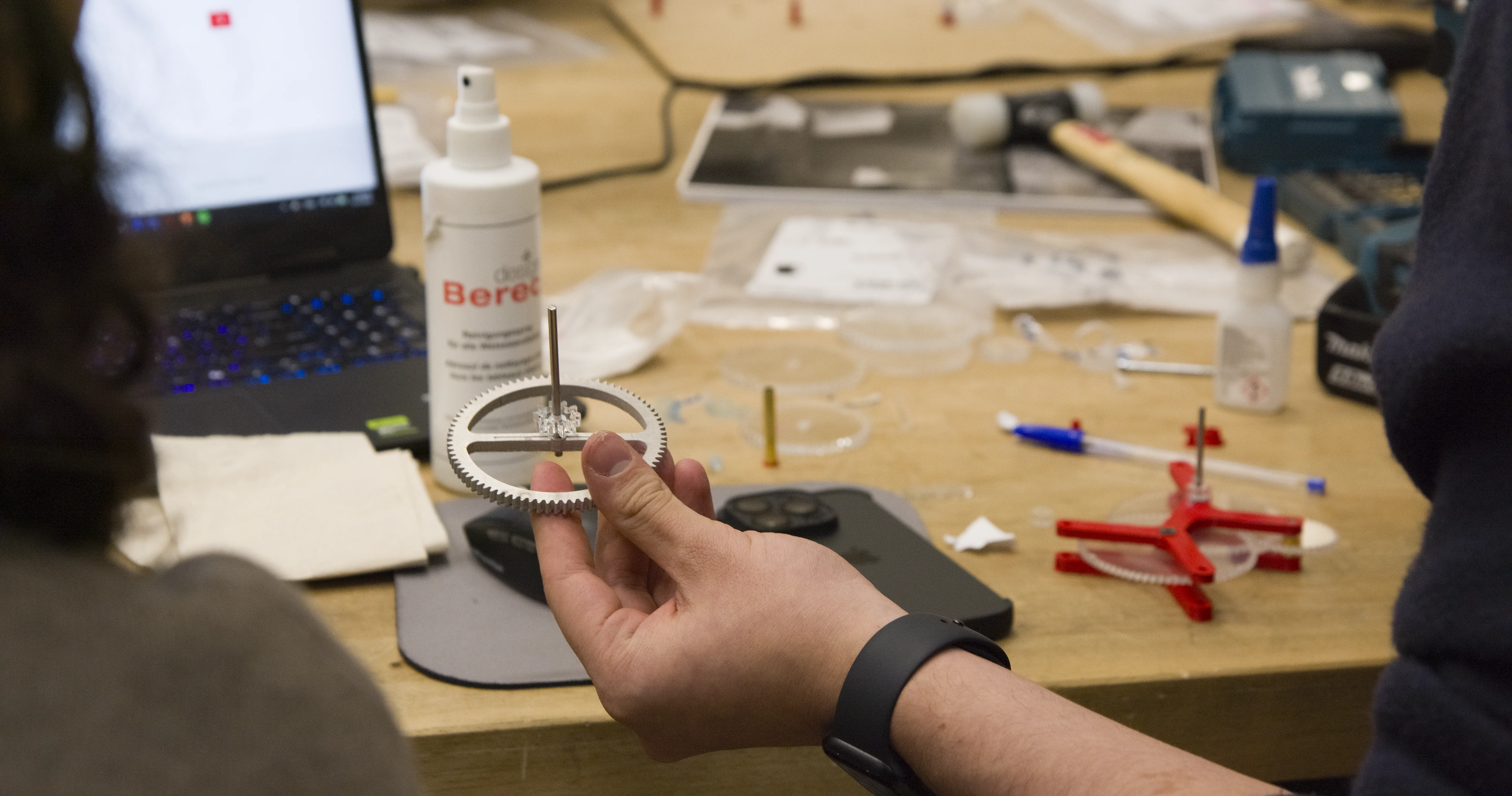 Assembly prototype clock n.3