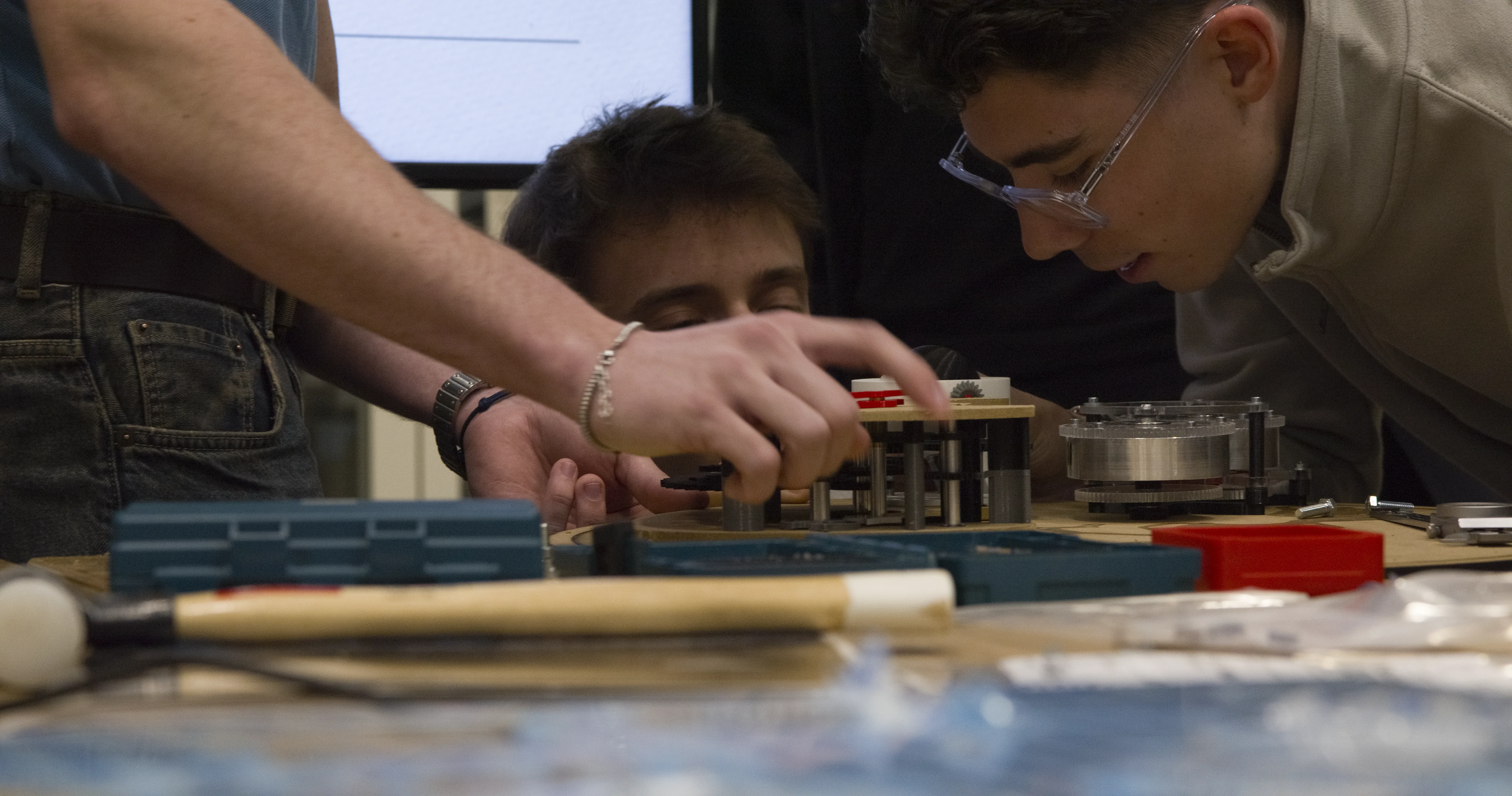 Assembly prototype clock n.3