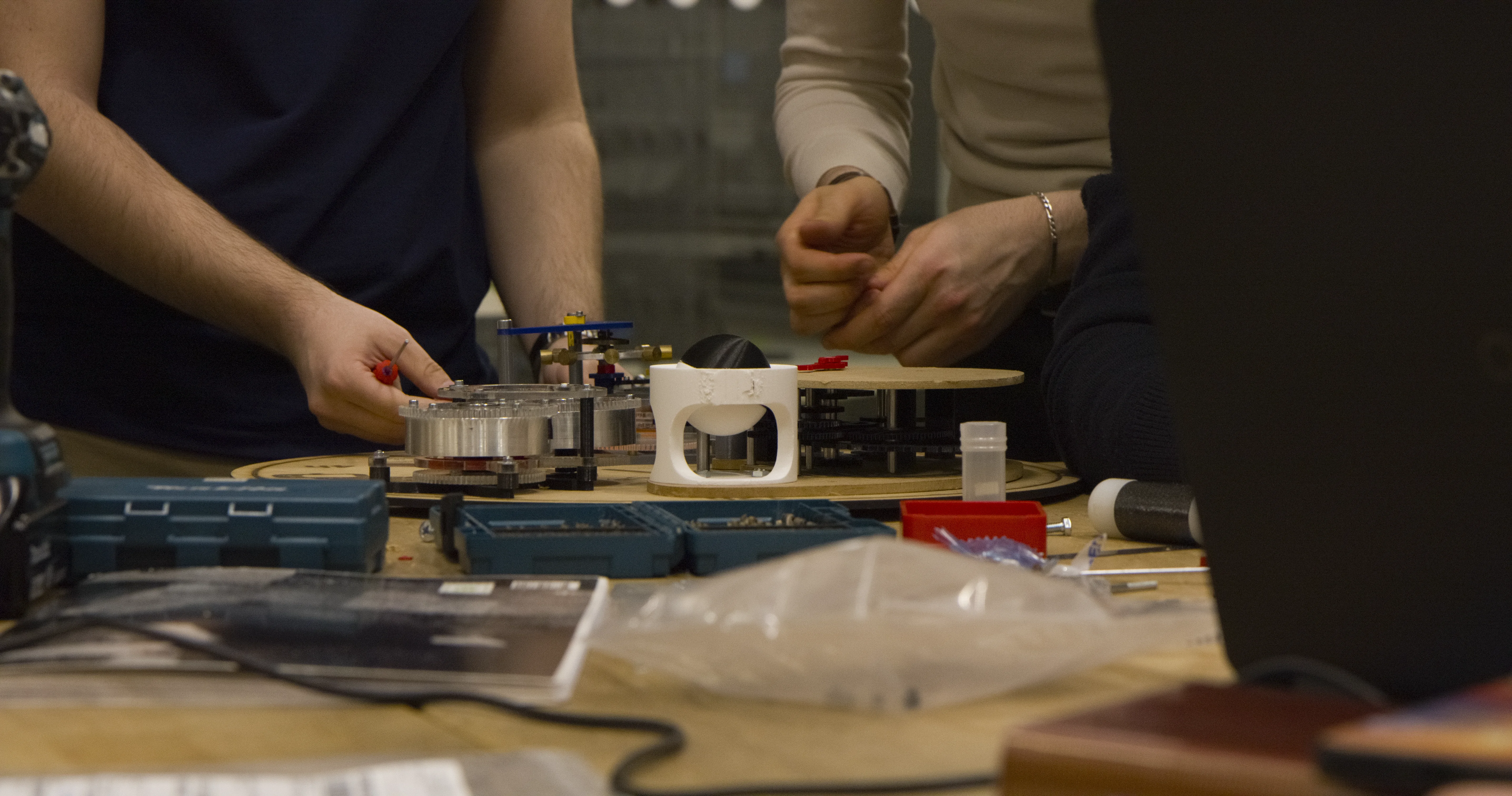 Assembly prototype clock n.3