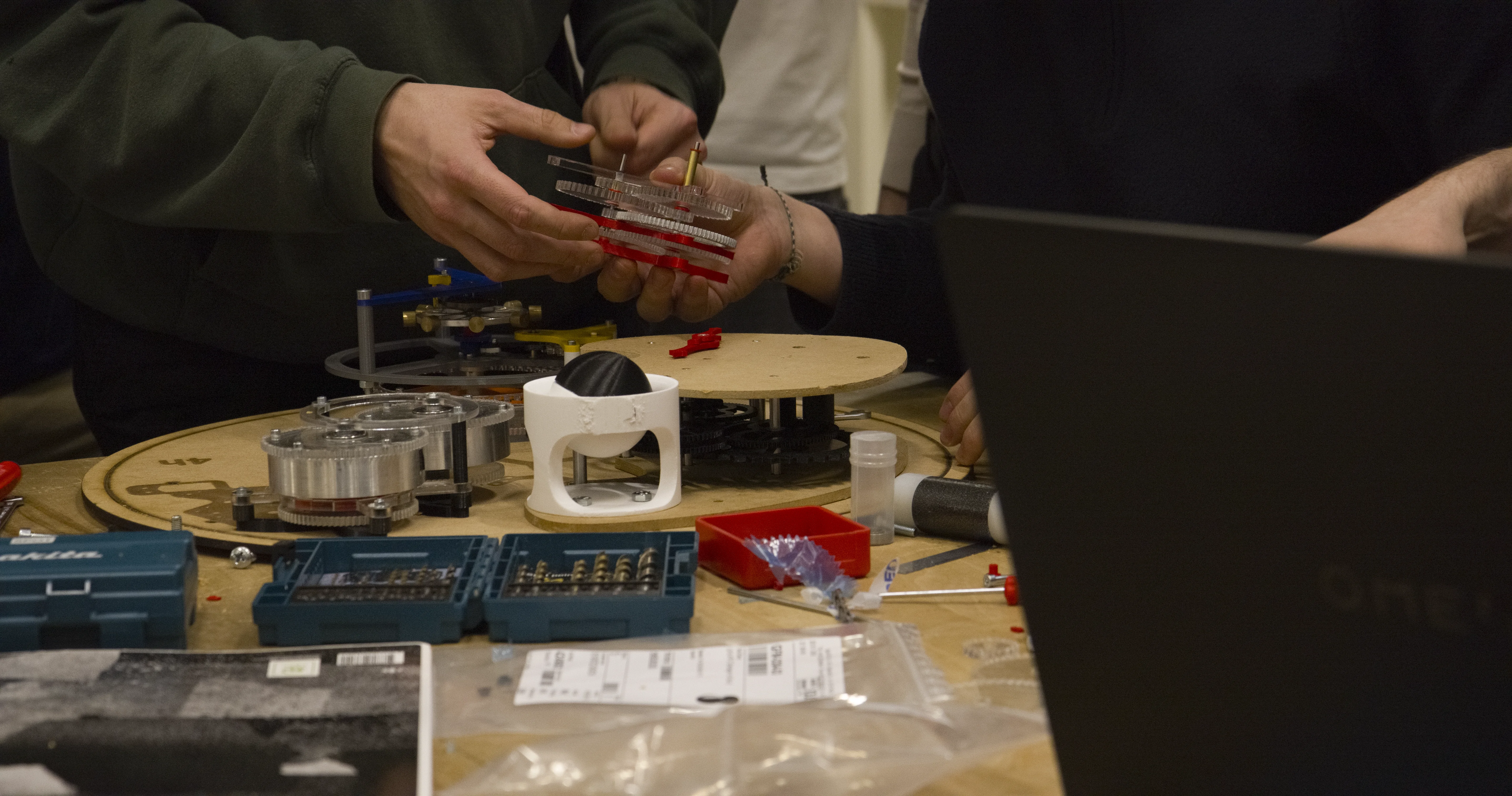 Assembly prototype clock n.3